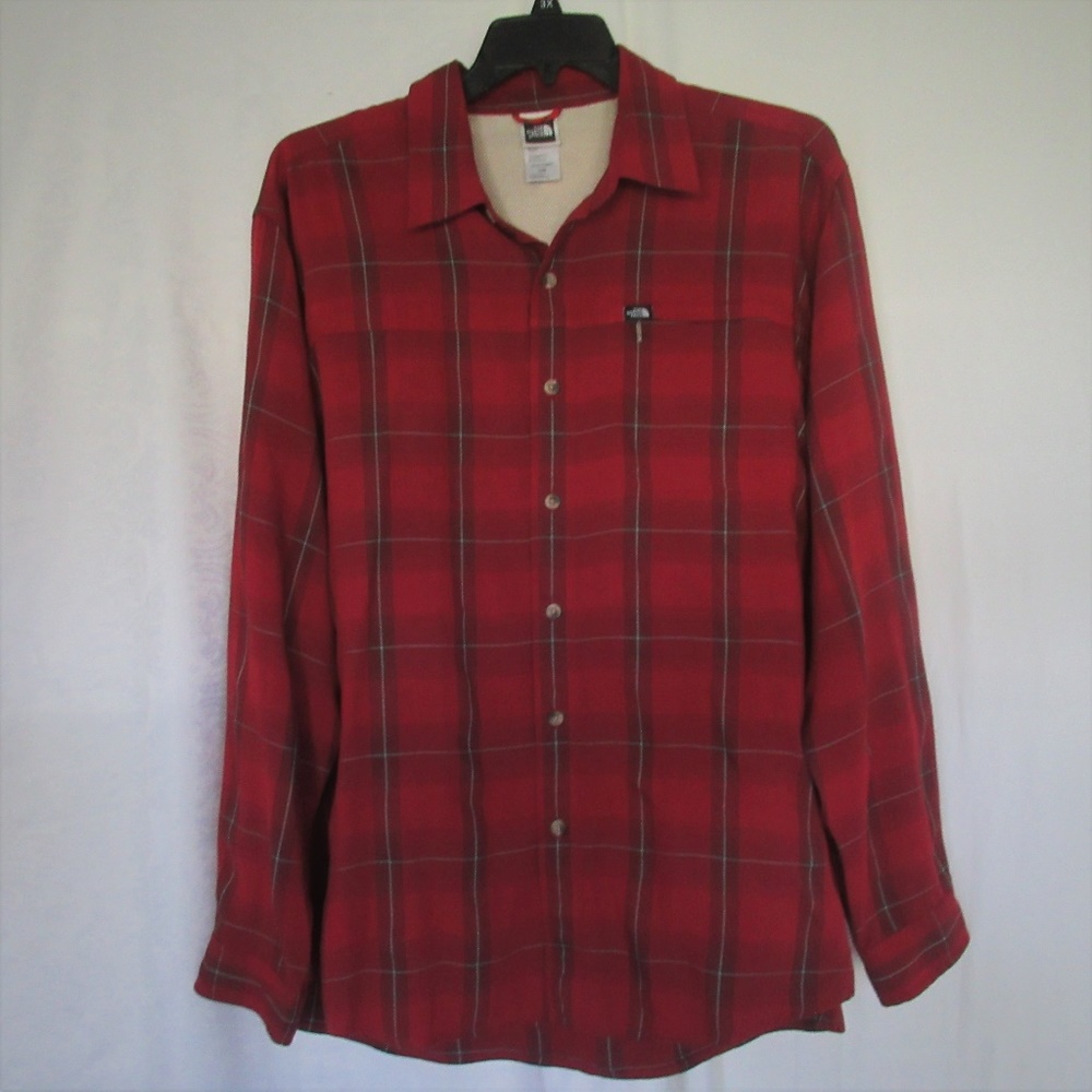 THE NORTH FACE LS Button Front Shirt SIZE LARGE